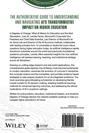 Degrees of Change: What AI Means for Education and the Next Generation (Microsoft AI Economy Institute Series) - Juan M. Lavista Ferres [KSIĄŻKA]