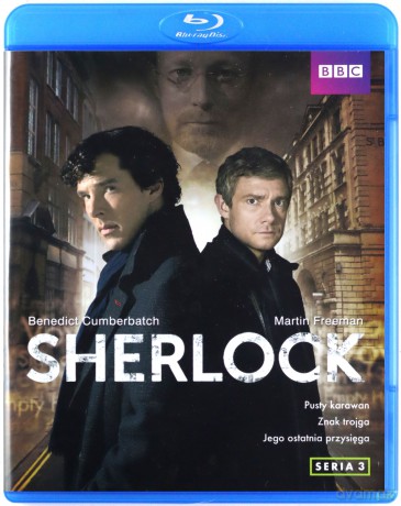Sherlock seria 1+2+3 (BBC) Pakiet [6Blu-Ray]