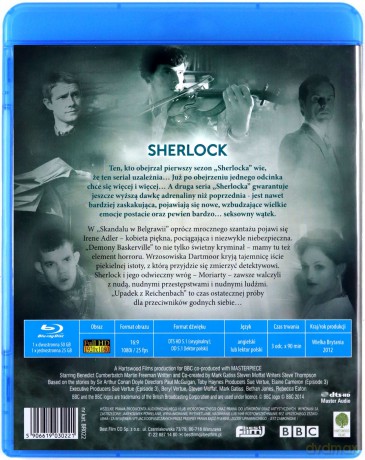Sherlock seria 1+2+3 (BBC) Pakiet [6Blu-Ray]