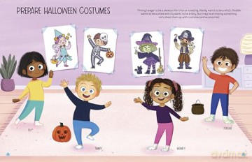 Deluxe Sticker Book: The Spooky Halloween Book: 6 - Jana Sedlackova [KSIĄŻKA]