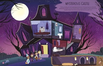 Deluxe Sticker Book: The Spooky Halloween Book: 6 - Jana Sedlackova [KSIĄŻKA]