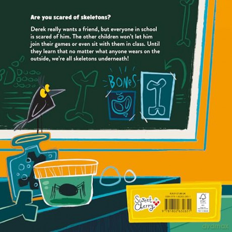 Derek the Skeleton (Red's Rainbow) - Spooky Picture Book Perfect for Readers 3+! - Red [KSIĄŻKA]