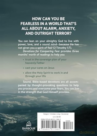 Devotions for Conquering Fear: 90 Readings for Men - Compiled by Barbour Staff [KSIĄŻKA]
