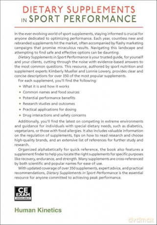 Dietary Supplements in Sport Performance - Kimberly Mueller [KSIĄŻKA]