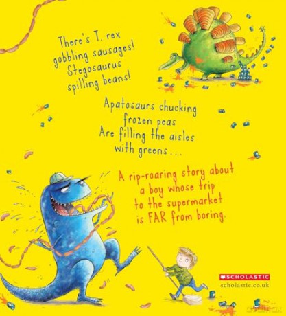 Dinosaurs in the Supermarket: The brilliantly fun bestseller filled with DINOSAURS is back with a new cover! - Timothy Knapman [KSIĄŻKA]