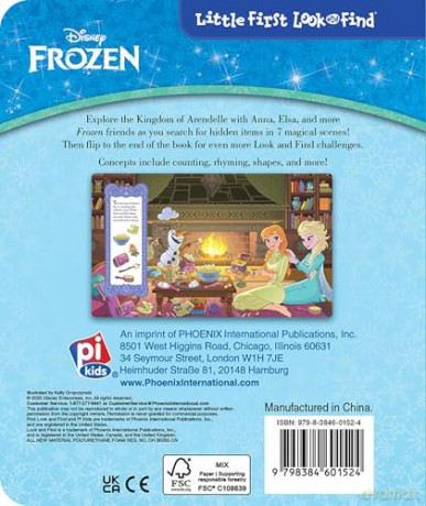 Disney Frozen: Little First Look and Find - PI Kids [KSIĄŻKA]