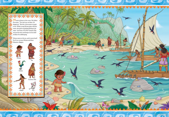 Disney Moana 3D Look and Find Activity Book! 3D Glasses Included! - PI Kids - PI Kids [KSIĄŻKA]