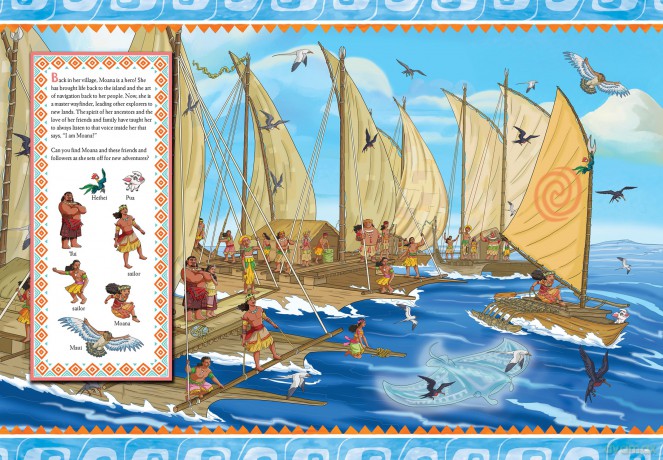 Disney Moana 3D Look and Find Activity Book! 3D Glasses Included! - PI Kids - PI Kids [KSIĄŻKA]