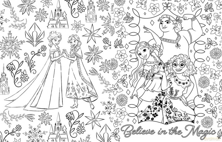 Disney So This Is Love Colouring Book: Celebrate love in all its forms with over 80 images to colour! - Walt Disney [KSIĄŻKA]