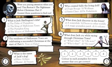 Disney Tim Burton's The Nightmare Before Christmas: Advent Calendar - Walt Disney [KSIĄŻKA]