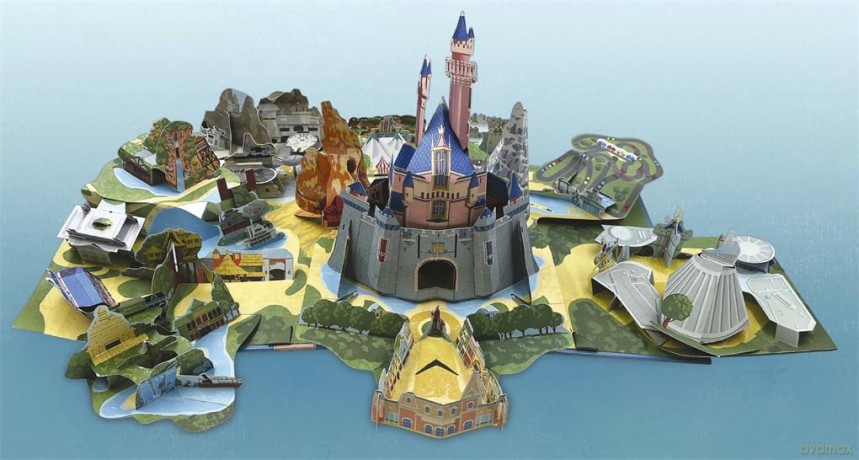 Disneyland Pop Up Park Tour: Bring the magic of Disney to life with one spectacular, giant pop-up scene! [KSIĄŻKA]