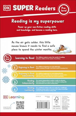 DK Super Readers Pre-Level A Bed For The Winter - Dk [KSIĄŻKA]