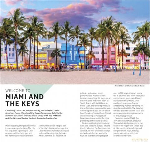 DK Top 10 Miami and the Keys (Pocket Travel Guide) - DK Travel [KSIĄŻKA]