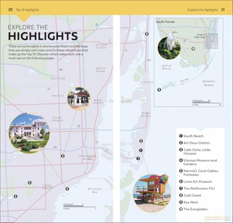 DK Top 10 Miami and the Keys (Pocket Travel Guide) - DK Travel [KSIĄŻKA]