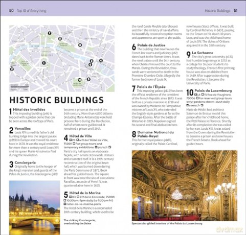 DK Top 10 Paris (Pocket Travel Guide) - DK Travel [KSIĄŻKA]