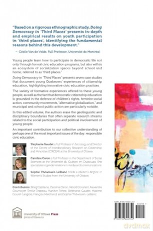 Doing Democracy in "Third Places": Youth Citizenship Education (Standalone titles) - Stéphanie Gaudet [KSIĄŻKA]