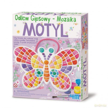 4m Odlewy Gipsowe Mozaikowy Motyl [KSIĄŻKA]
