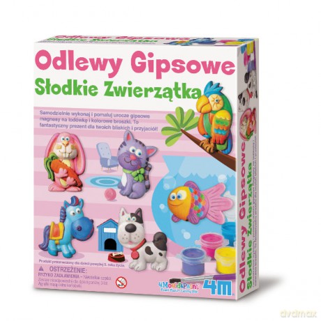 4m Odlewy Gipsowe Słodkie Zwierzaki [KSIĄŻKA]