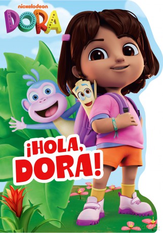 DORA: Hola, Dora! Shaped Board Book: New for 2026! An illustrated shaped board book perfect for young children and kids aged 2, 3, 4, 5, 6 who love the brand new TV series! - Dora [KSIĄŻKA]