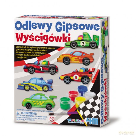 4m Odlewy Gipsowe Wyścigówki [ZABAWKA]