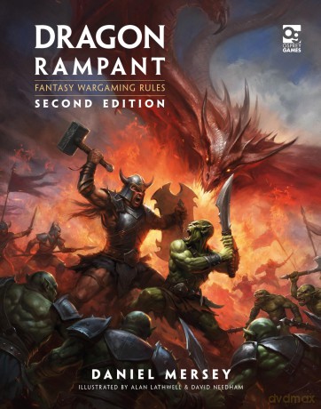 Dragon Rampant: Second Edition: Fantasy Wargaming Rules - Daniel Mersey [KSIĄŻKA]