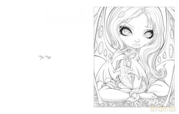Dragonling Coloring Book - Jasmine Becket-Griffith [KSIĄŻKA]