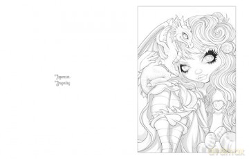 Dragonling Coloring Book - Jasmine Becket-Griffith [KSIĄŻKA]