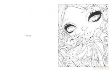 Dragonling Coloring Book - Jasmine Becket-Griffith [KSIĄŻKA]