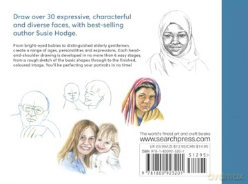 Draw 30: Faces: in easy steps - Susie Hodge [KSIĄŻKA]