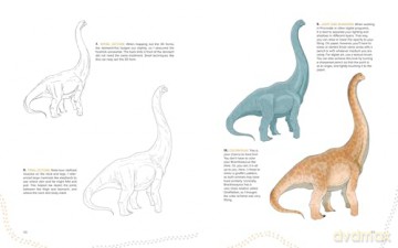 Drawing Dinosaurs: How to Draw Scientifically Accurate Prehistoric Creatures, Including T. rex, Stegosaurus, Velociraptor, Spinosaurus, and More (How to Draw Books) - Brian Vitocruz [KSIĄŻKA]