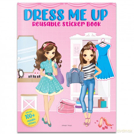 Dress Me Up Reusable Sticker Book For Chindren [KSIĄŻKA]