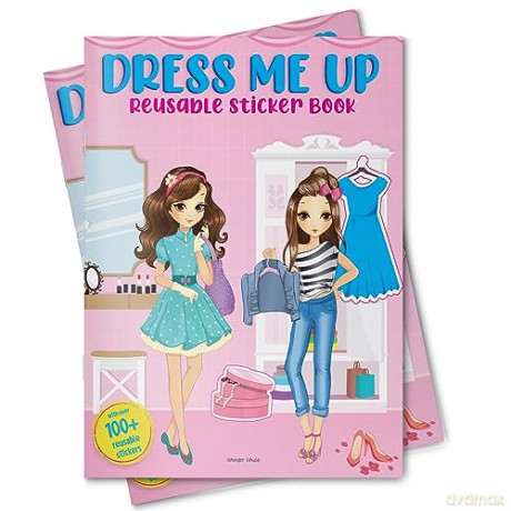 Dress Me Up Reusable Sticker Book For Chindren [KSIĄŻKA]