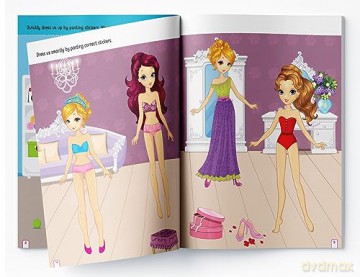 Dress Me Up Reusable Sticker Book For Chindren [KSIĄŻKA]