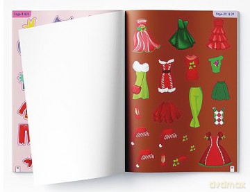 Dress Me Up Reusable Sticker Book For Chindren [KSIĄŻKA]