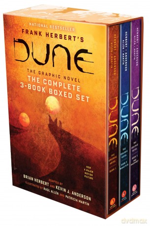 Dune: The Graphic Novel: The Complete 3-Book Boxed Set: Dune, Muad'Dib, and The Prophet - Brian Herbert [KOMIKS]