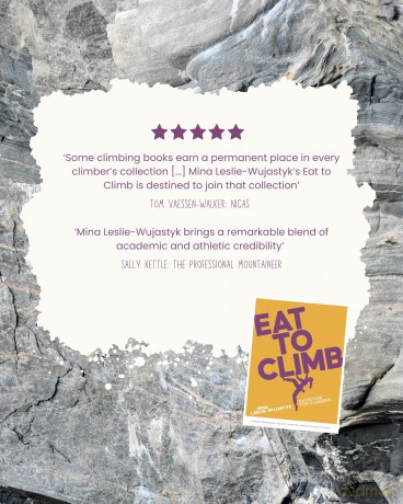 Eat to Climb: Nutrition for climbers - Mina Leslie-Wujastyk [KSIĄŻKA]