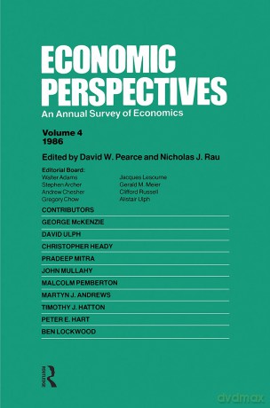 Economic Perspectives (Vol 4): An Annual Survey of Economics, 1986 - D. W. Pearce [KSIĄŻKA]