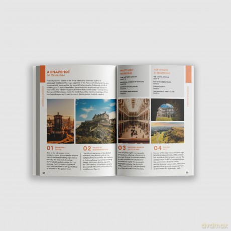 Edinburgh Travel Guide Book - The No Fuss Guide To Edinburgh (Travel Friendly) - Robbie Roams [KSIĄŻKA]
