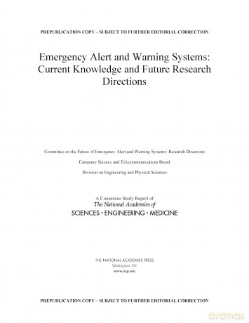 Emergency Alert and Warning Systems: Current Knowledge and Future Research Directions [KSIĄŻKA]