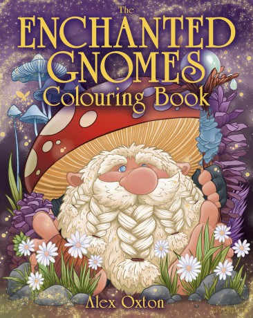 Enchanted Gnomes Colouring Book (Arcturus Creative Colouring) - Alex Oxton [KSIĄŻKA]