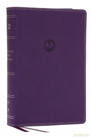 Enduring Word Study Bible: Pastoral Commentary from Every Chapter of the Bible (NKJV, Purple Leathersoft, Red Letter, Comfort Print, Thumb Indexed) - Thomas Nelson [KSIĄŻKA]