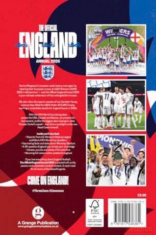 England Football Official Annual 2026 - England FA [KSIĄŻKA]