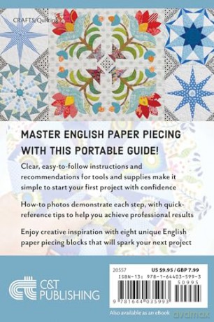 English Paper Piecing Handy Pocket Guide: Everything to Get You Started; 8 Epp Blocks - Becky Goldsmith [KSIĄŻKA]