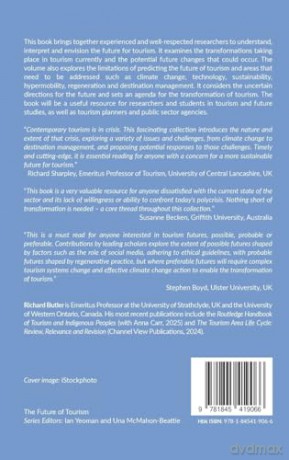 Envisioning Tourism in the Future: 14 (The Future of Tourism) - Richard Butler [KSIĄŻKA]