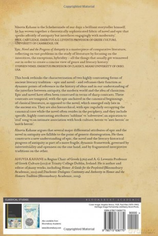 Epic, Novel and the Progress of Antiquity (Classical Inter/faces) - Ahuvia Kahane [KSIĄŻKA]