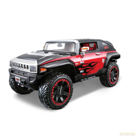 Maisto Cs Hummer Hx Blackred [ZABAWKA]