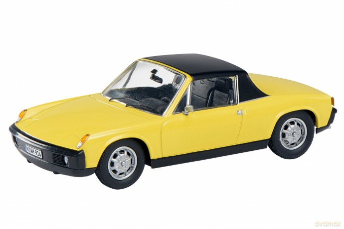 Schuco Porsche 914 (żółty) [ZABAWKA]