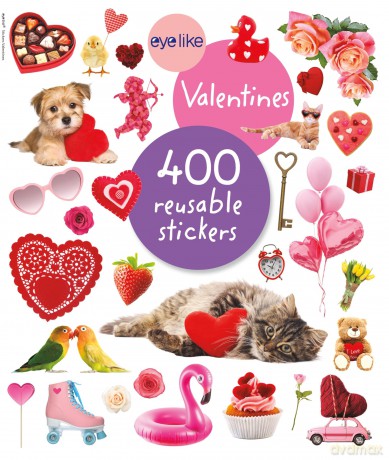 Eyelike Stickers: Valentines [KSIĄŻKA]