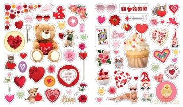 Eyelike Stickers: Valentines [KSIĄŻKA]