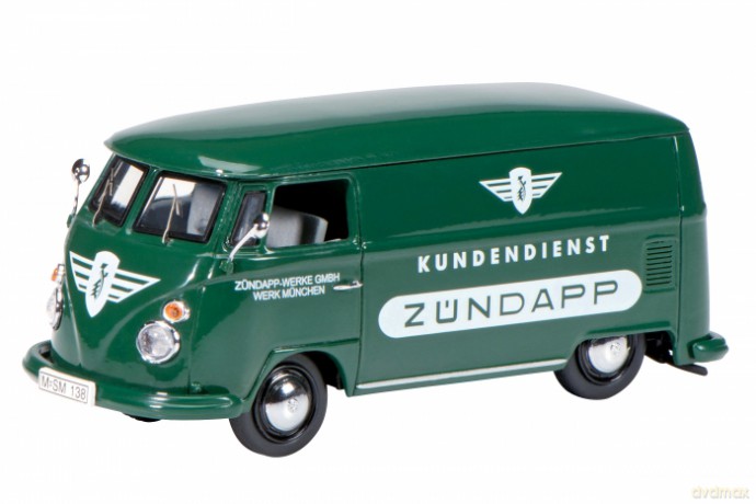 Schuco Volkswagen T1 Box Van Zndapp [ZABAWKA]